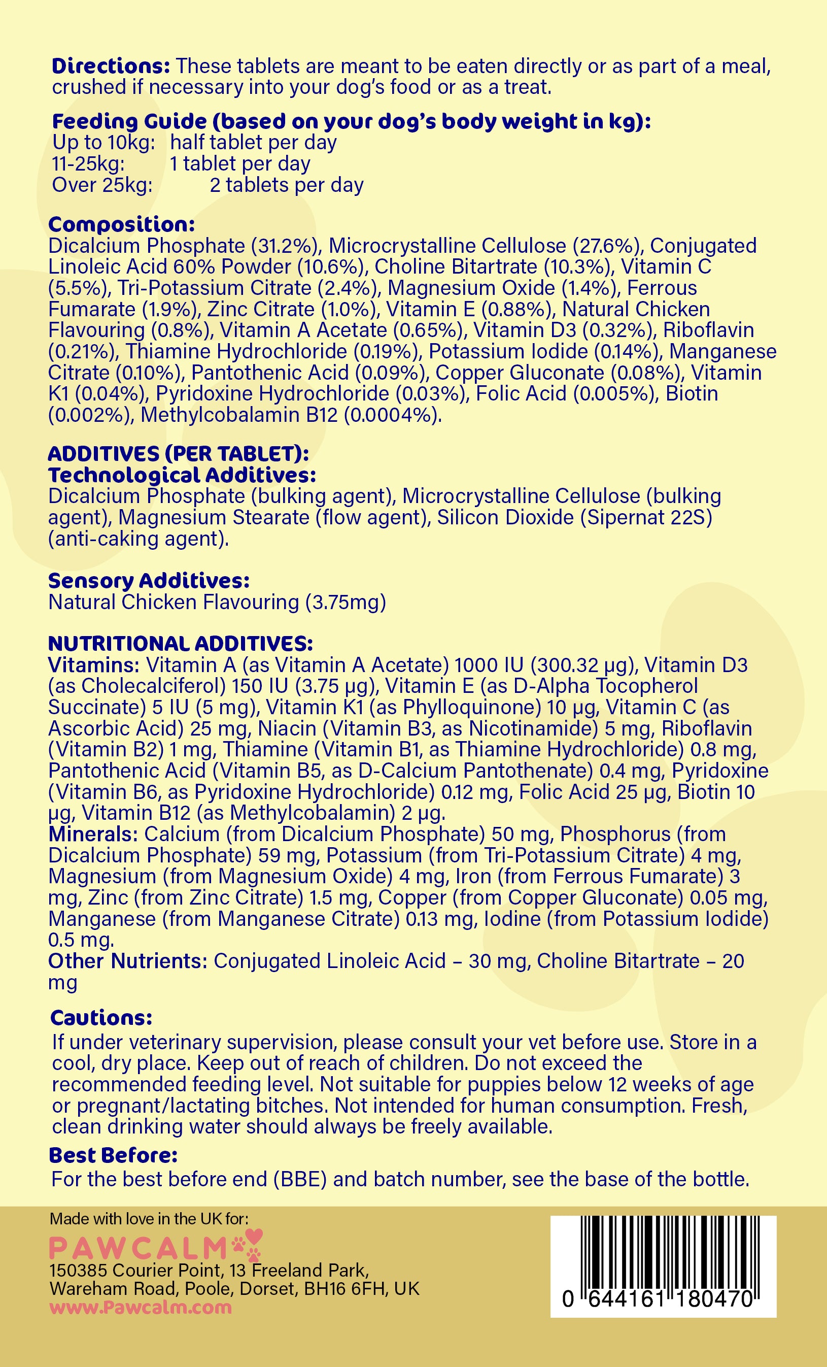 Pawcalm Pawvita+ - Pawcalm